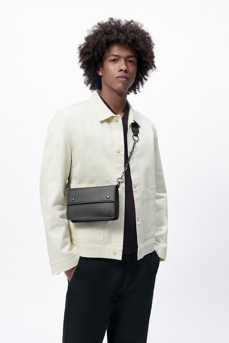 Zara mini messenger belt bag sales